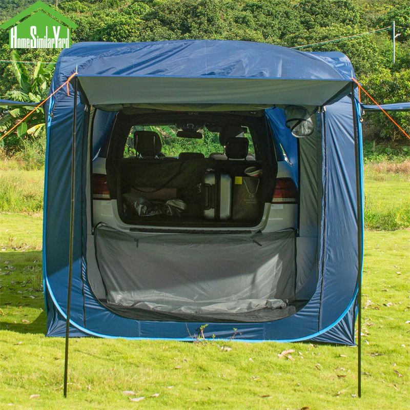 Cheap Goat Tents Car Rear Tent Pop Up Outdoor Camping Sunshade Tents Hiking Waterproof Windproof Self Driving Tour Car Rear Awning Trunk Tents   
